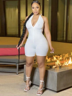 Sexy Halter Sleeveless Summer Romper