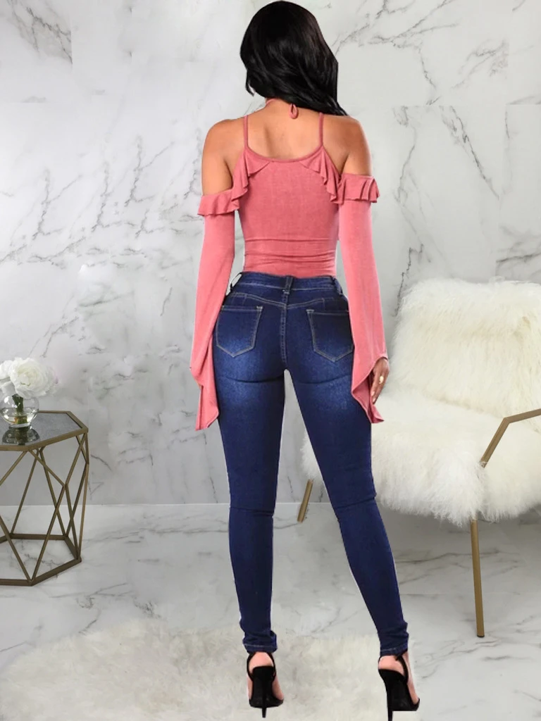 Fashion Skinny Women Denim Pencil Jeans - Image 6
