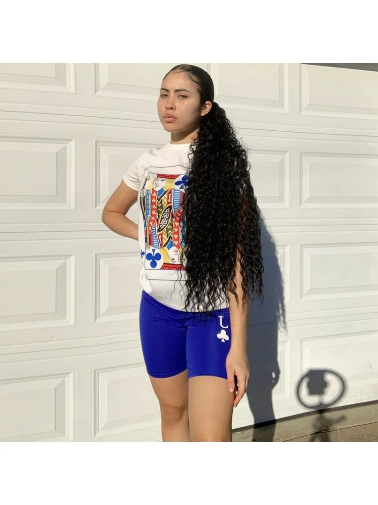 Fashion Casual Short Sleeve Two-piece Short Pant Suits - Image 3