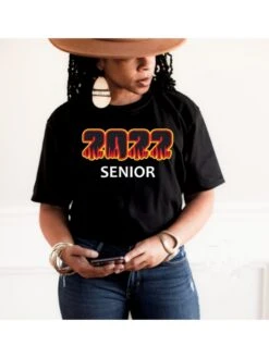 Women's Printed Crew Neck Short Sleeve T-Shirt