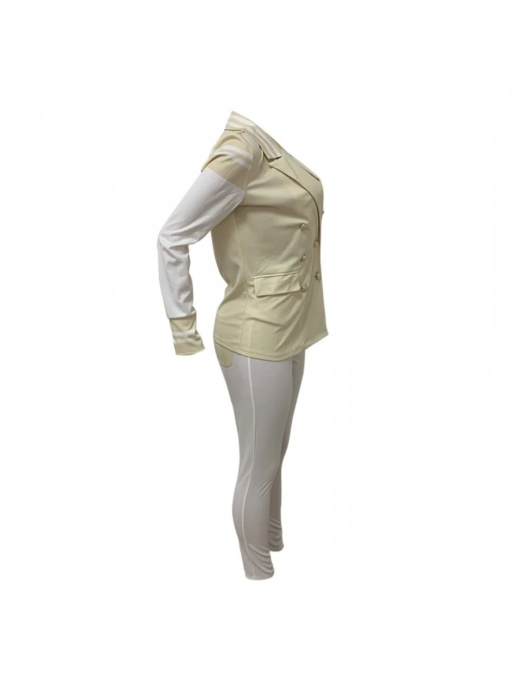 Women's Fashioh Contrast Color Casual Suits - Image 4