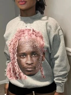 Autumn And Winter Casual Round Neck Printed Sweatshirt