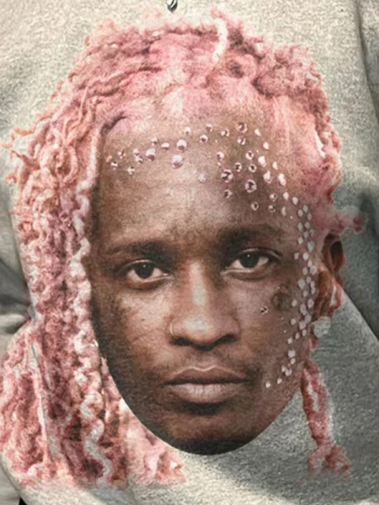 Autumn And Winter Casual Round Neck Printed Sweatshirt - Image 2