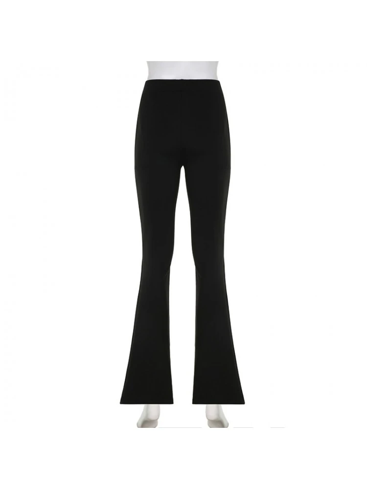 Embroidery Colorblock Leisure Pants - Image 5