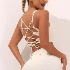 Ribbed Solid Color Slim Yoga Five Sets