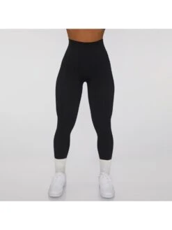 Striped Seamless Elasticity Yoga Four Piece Sets