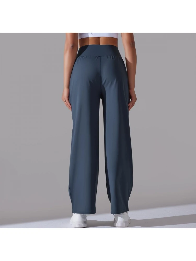 Solid Color High Rise Loose Yoga - Image 5