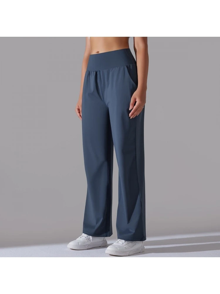 Solid Color High Rise Loose Yoga - Image 2