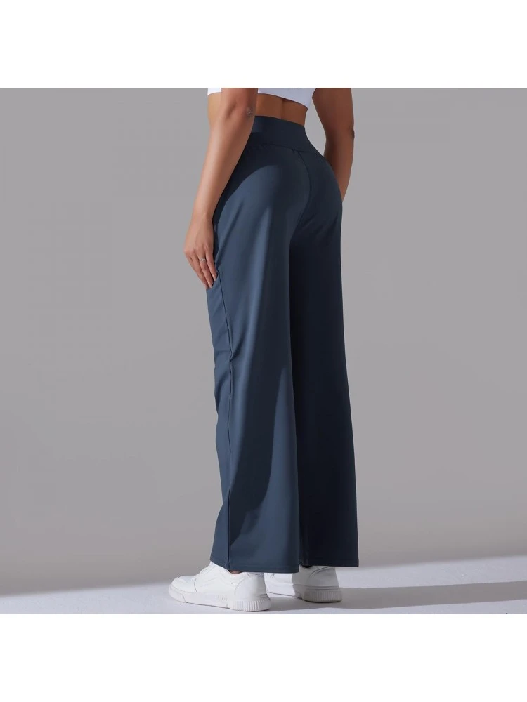 Solid Color High Rise Loose Yoga - Image 3