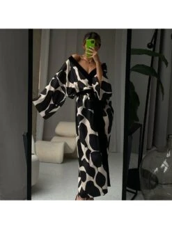 Colorblock High Rise Loose Pajamas