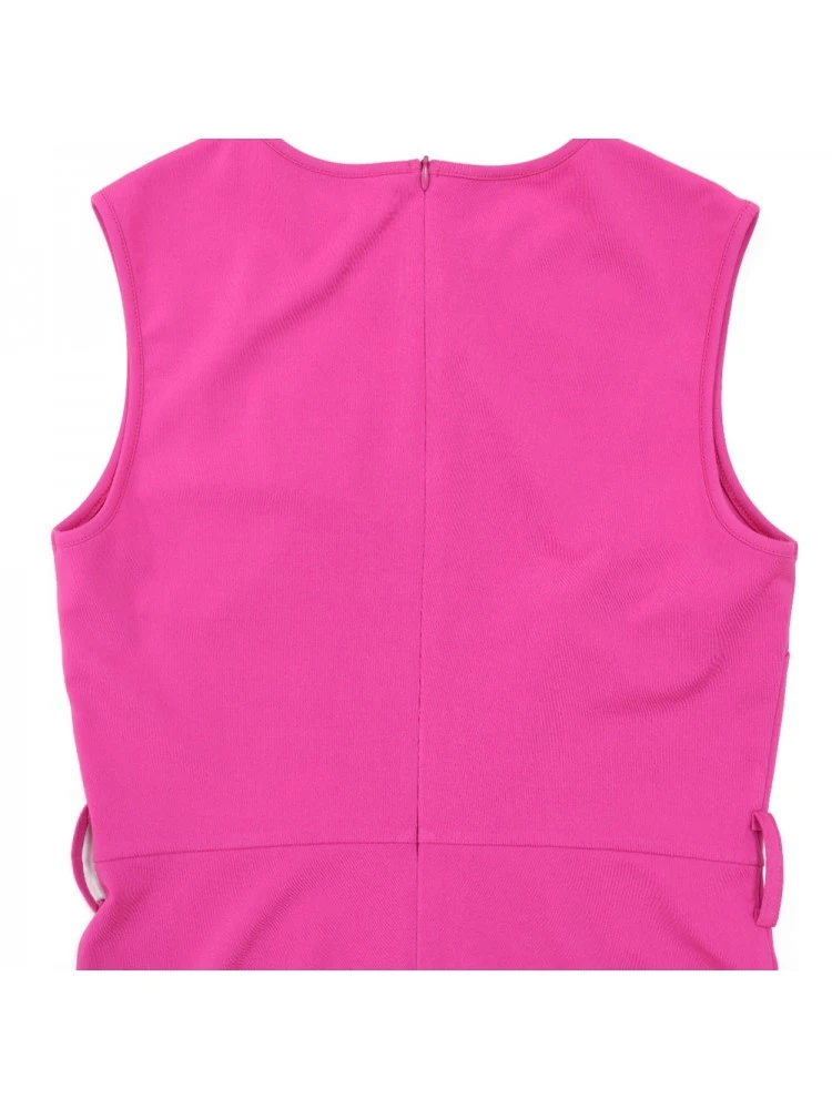 Hotfix Rhinestones Wide Leg With Belt Sleeveless Jumpsuit - Image 9