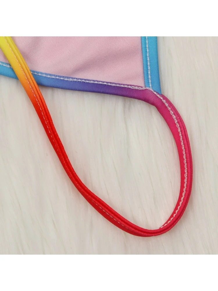 Rainbow Cutout Backless Flare Leg Jumpsuits - Image 10