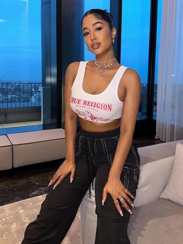 Patchwork Seam Line Pocket Cargo Pants - Image 5