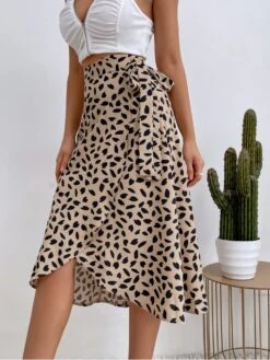 Printed High Rise Loose Skirts