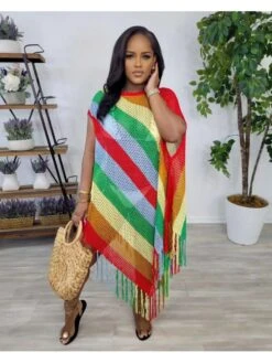 Colorblock Boat Neck Bodycon Cover Ups