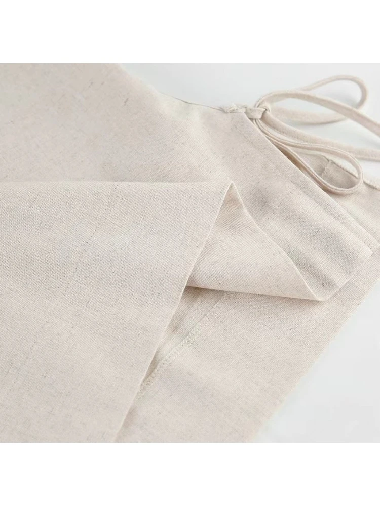 Patchwork Cotton Fitted Trouser Sets - Image 4