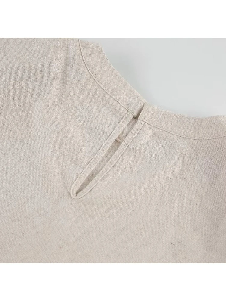 Patchwork Cotton Fitted Trouser Sets - Image 7