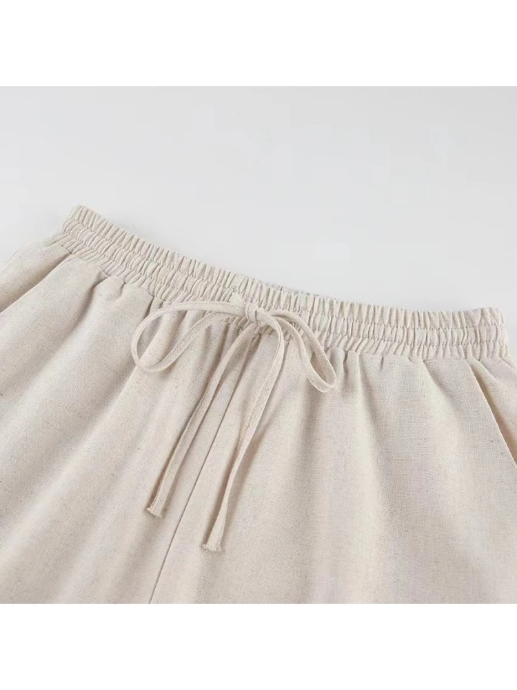 Patchwork Cotton Fitted Trouser Sets - Image 8