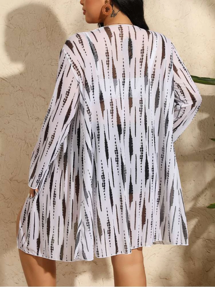 Plus Size Sleeveless Cropped Bikinis Sets - Image 4