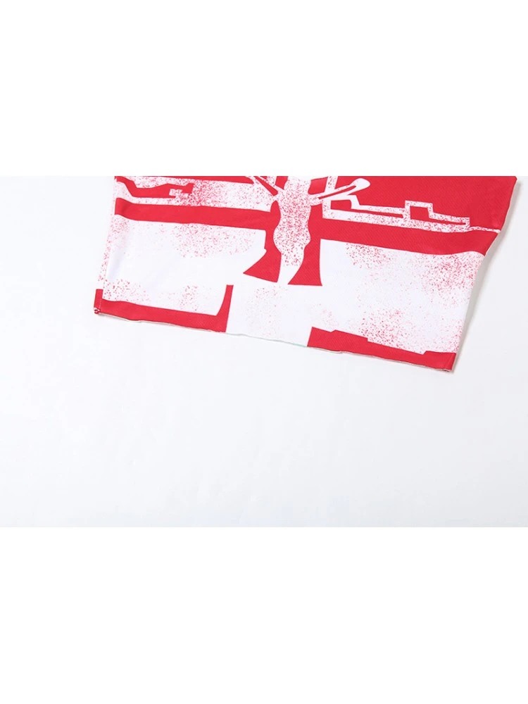 Letter High Rise Backless Skirt Sets - Image 10