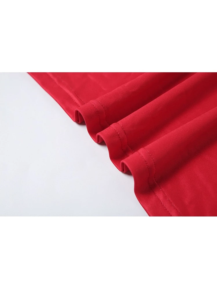 Letter High Rise Backless Skirt Sets - Image 14