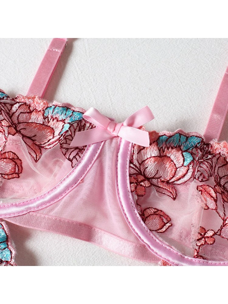 Embroidery Spaghetti Straps Backless Sexual - Image 17