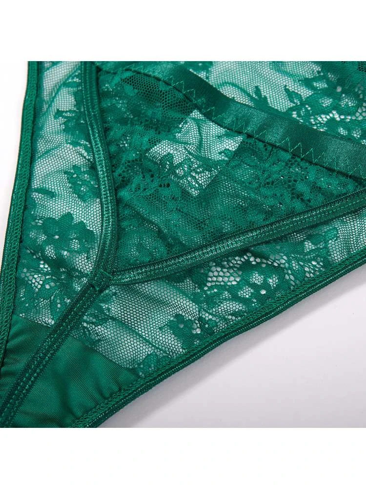 Lace Up Halter Neck Backless Sexual Bodysuit - Image 10