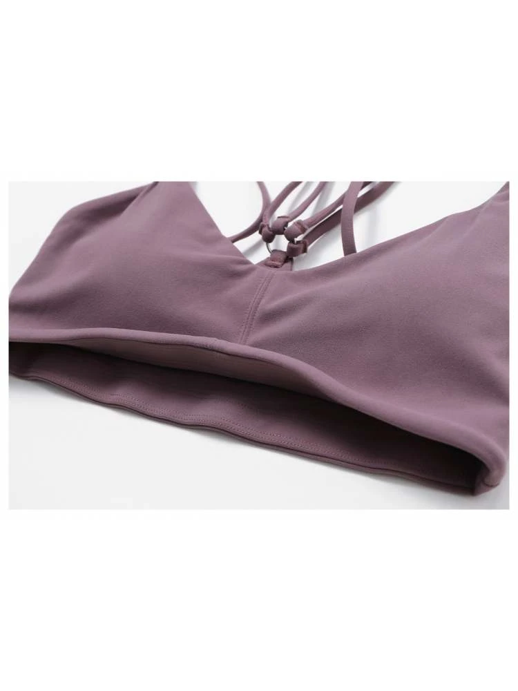 Pure Color Spaghetti Straps Backless Tank - Image 6