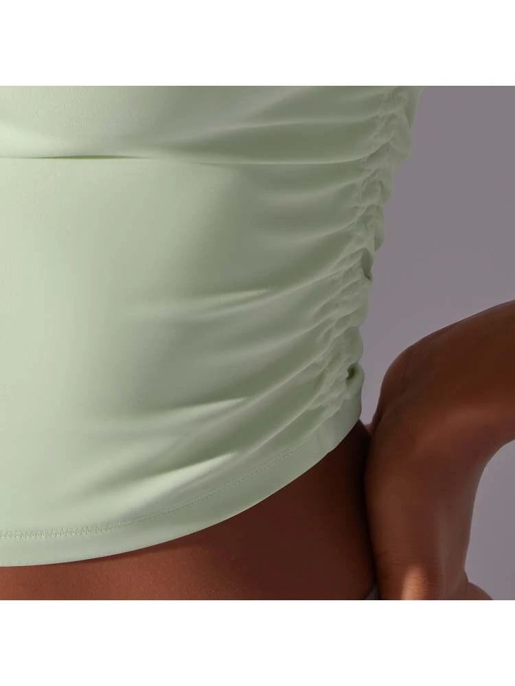 Ruched Crewneck Cropped Tank - Image 4