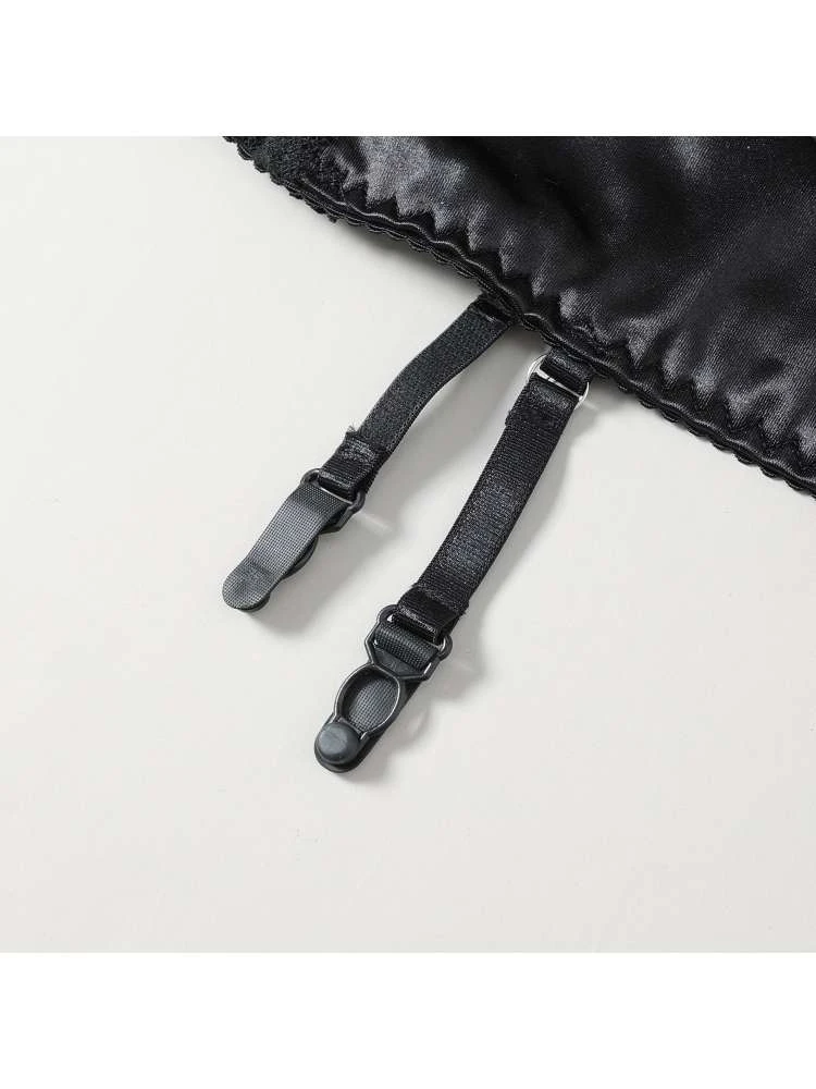 See Through High Rise Backless Sexual 3PC Sets - Image 12