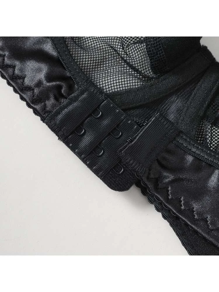 See Through High Rise Backless Sexual 3PC Sets - Image 16