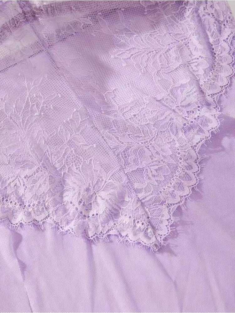 Lace Perspective Sexual Sleeveless Dress - Image 5