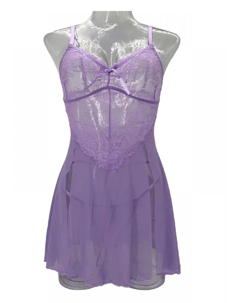 Lace Perspective Sexual Sleeveless Dress - Image 6