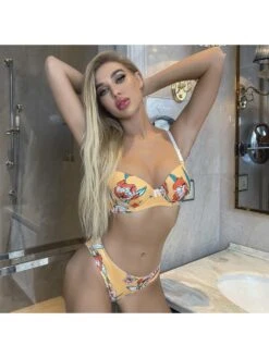 Spaghetti Straps Sleeveless Backless Bra Sets