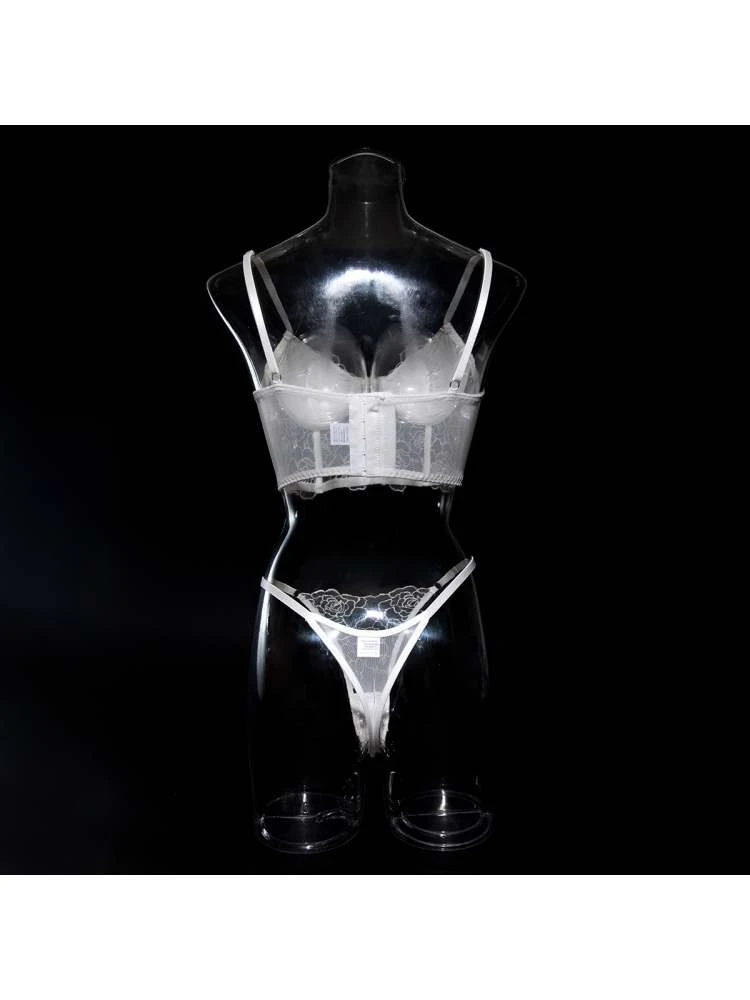 Bow Embroidery Lacework Bra Sets - Image 9