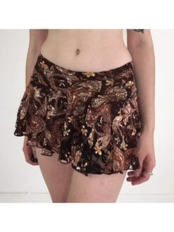 Ruffle Knitting A-line Skirts