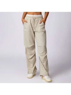 Drawstring Solid Color Loose Sweatpants