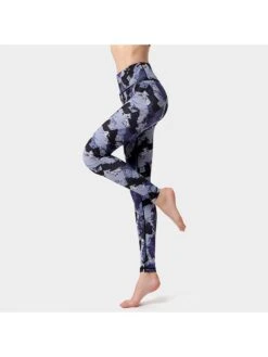 Camouflage Print High Rise Skinny Sporty Leggings