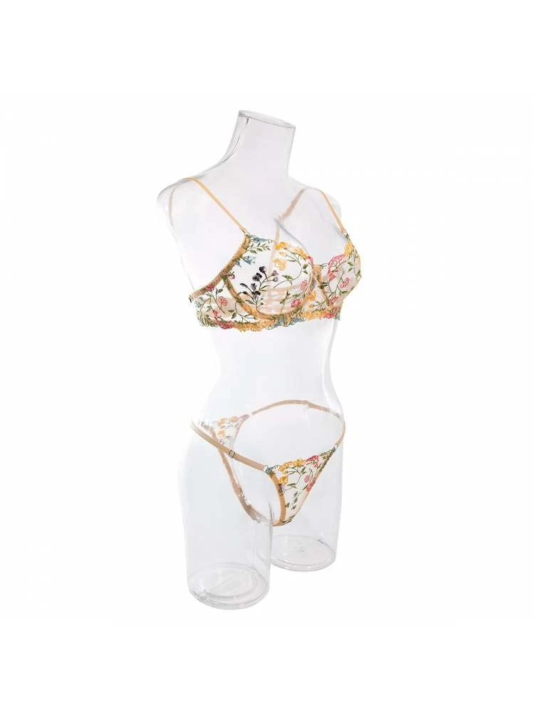 Flower See Through High Rise Sexual Sets - Image 8