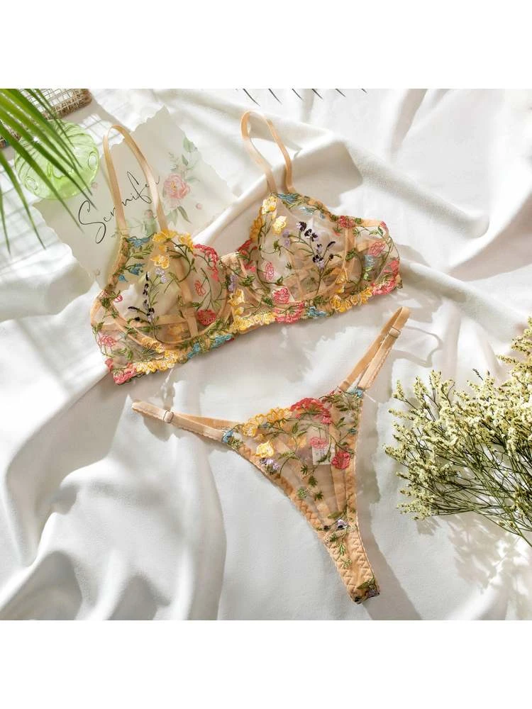 Flower See Through High Rise Sexual Sets - Image 10