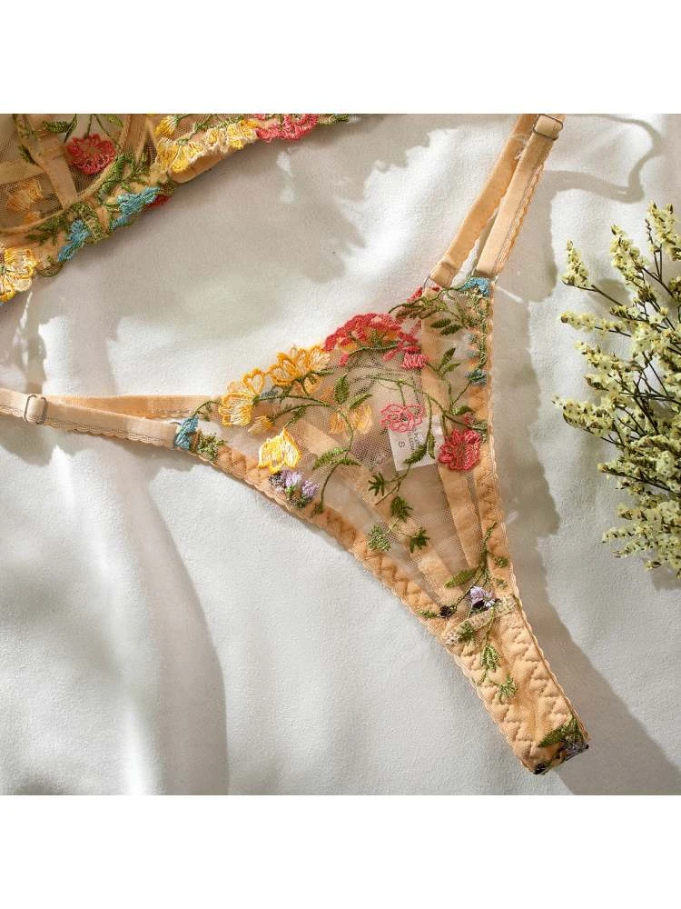 Flower See Through High Rise Sexual Sets - Image 16