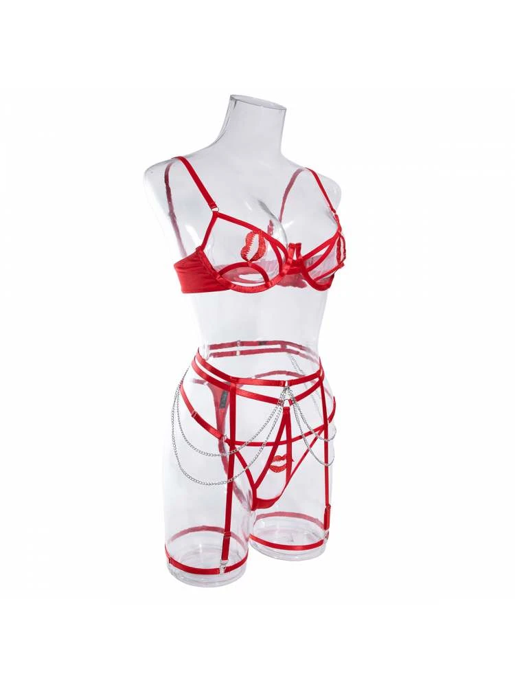 Spaghetti Straps Sleeveless High Rise Sexual Sets - Image 7