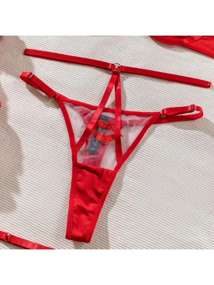 Spaghetti Straps Sleeveless High Rise Sexual Sets - Image 12