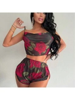 Colorblock Square Neck Backless Bikinis