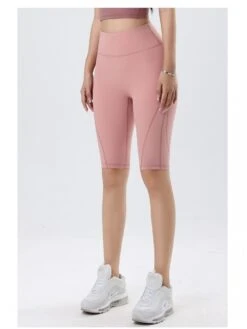 Solid Color High Rise Scrunch Butt Leggings